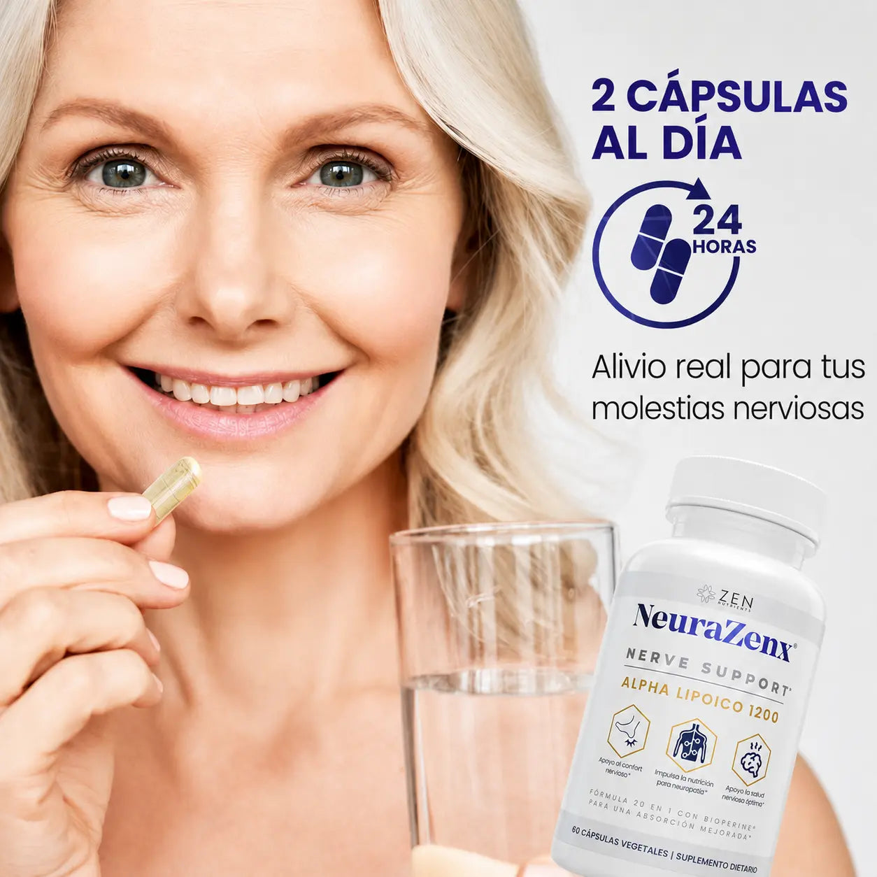 Profesional mostrando Neurazenx